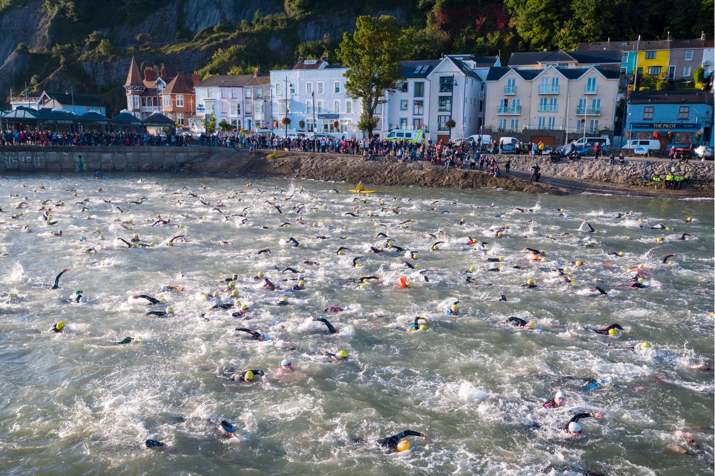 Swim Start Ocean Lava Mumbles Wales